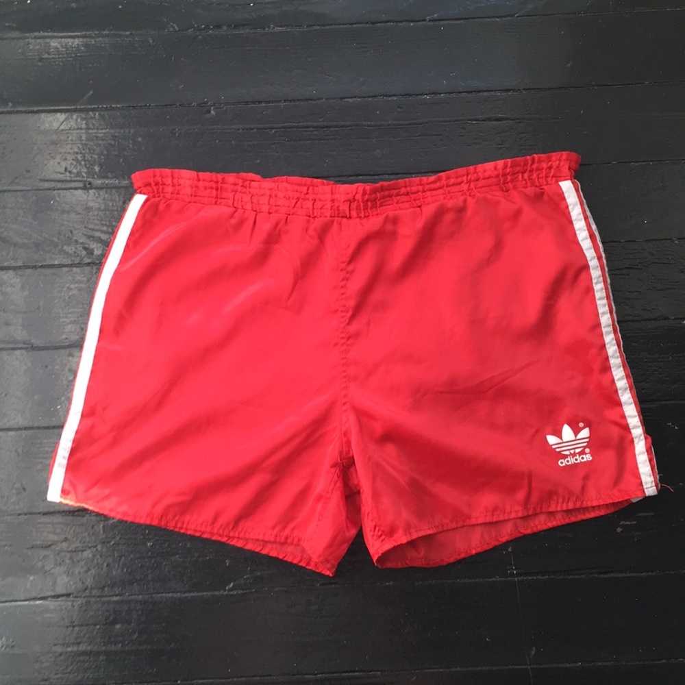 Vintage Adidas running/soccer shorts